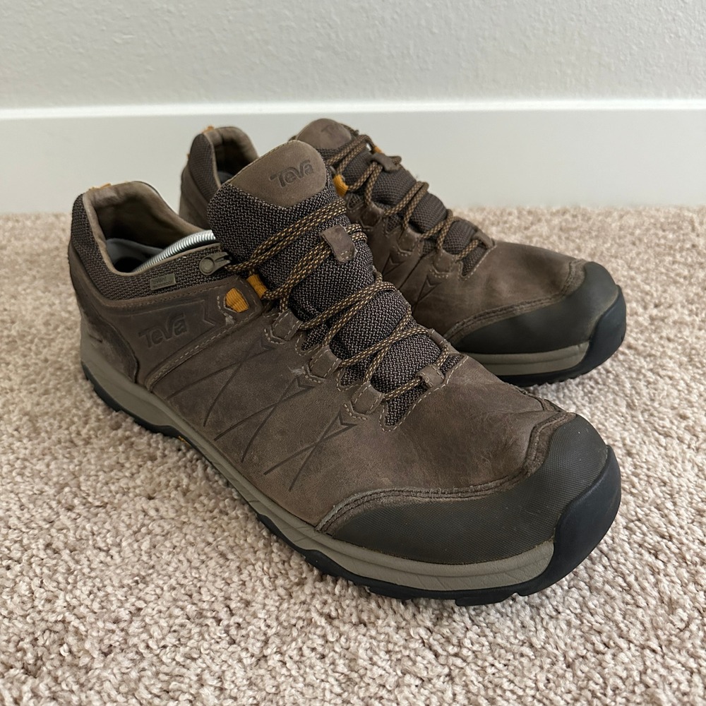 Teva Arrowhead Riva Hiking Shoes Mens 14 Brown Grey Waterproof Vibram Sole